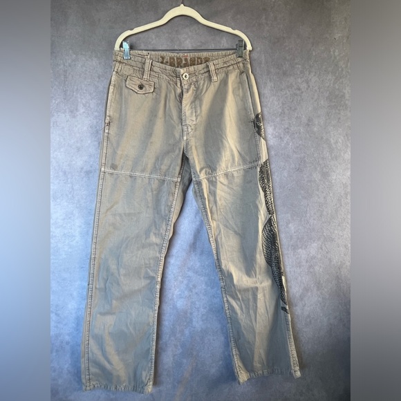 Z-Brand Tan Y2K Cargo Pants 31 X32 Men’s Combra Design - Picture 5 of 7